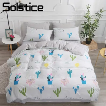 Solstice Home Textile Cactus Cartoon White Duvet Cover Sheet Pillow Case Kids Child Teen Boy Girls Bedding Linens Set Bedclothes
Solstice Home Textile Cactus Cartoon White Duvet Cover Sheet Pillow Case Kids Child Teen Boy Girls Bedding Linens Set Bedclothes