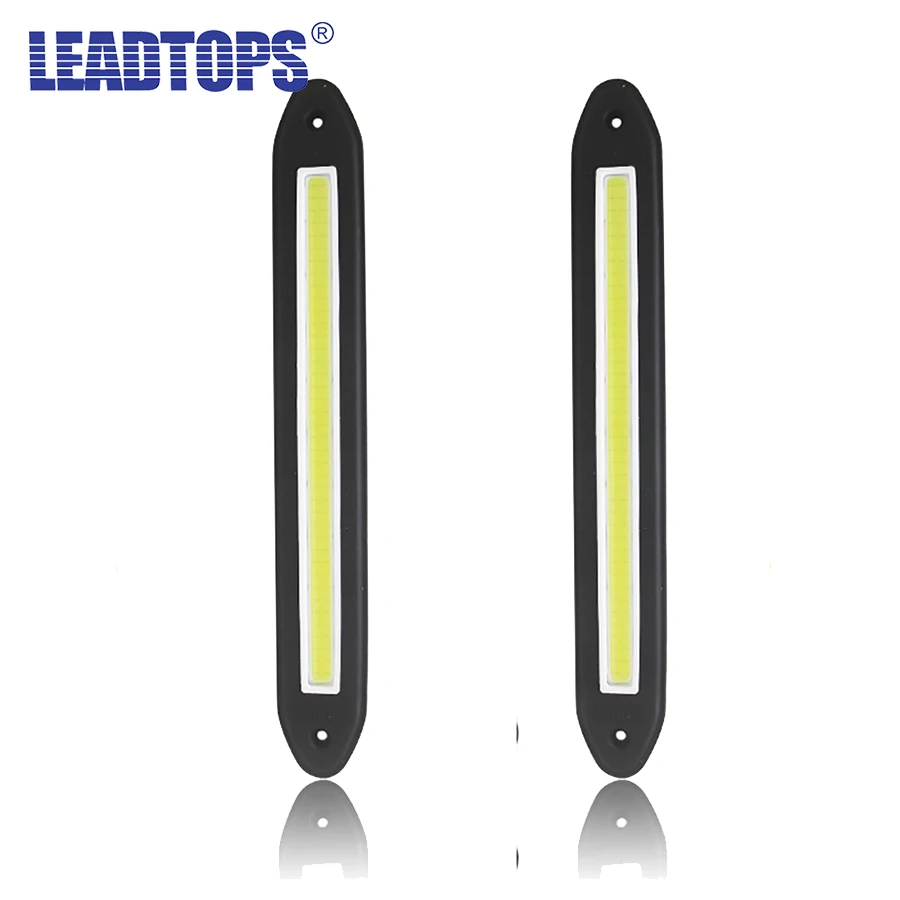 LEADTOPS 2pcs Strip shape COB Bendable led Daytime Running light 100% Waterproof COB Day Lights flexible LED Car DRL Driving BE
LEADTOPS 2pcs Strip shape COB Bendable led Daytime Running light 100% Waterproof COB Day Lights flexible LED Car DRL Driving BE