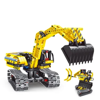 Hot vehicle excavator building block city 2in1 Engineering DIY Dump truck Bulldozer tractor Hanging tower bricks toys
Hot vehicle excavator building block city 2in1 Engineering DIY Dump truck Bulldozer tractor Hanging tower bricks toys