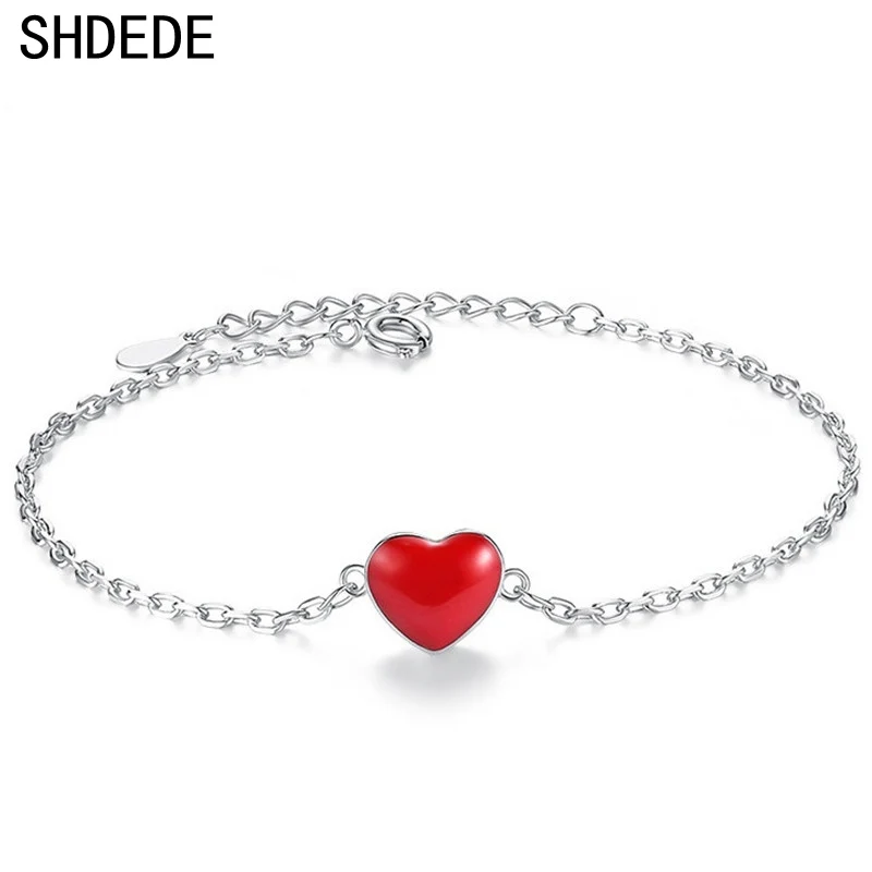 SHDEDE Classic Charm Bracelet For Women Red Enamel Heart Weddings Fashion Jewelry Accessories Ladies Bride Party Gift +WHE257
SHDEDE Classic Charm Bracelet For Women Red Enamel Heart Weddings Fashion Jewelry Accessories Ladies Bride Party Gift +WHE257