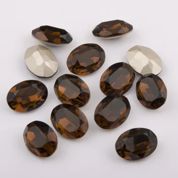 Smoked Topaz DIY K9 Glass Oval Rhinestone Sew On Claw Glass Sewing Crystals Sew On Rhinestones For Wedding Dress Shoes
Smoked Topaz DIY K9 Glass Oval Rhinestone Sew On Claw Glass Sewing Crystals Sew On Rhinestones For Wedding Dress Shoes