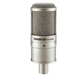 TAKSTAR PC-K200 professional sound recording microphone studio broadcast condenser Microphone KTV mic No Audio Cable
TAKSTAR PC-K200 professional sound recording microphone studio broadcast condenser Microphone KTV mic No Audio Cable