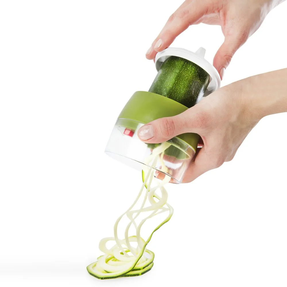 Fullstar Vegetable Spiral Slicer Cutter Vegetable Spiralizer Grater Carrot Cucumber Courgette Zucchini Spaghetti
Fullstar Vegetable Spiral Slicer Cutter Vegetable Spiralizer Grater Carrot Cucumber Courgette Zucchini Spaghetti