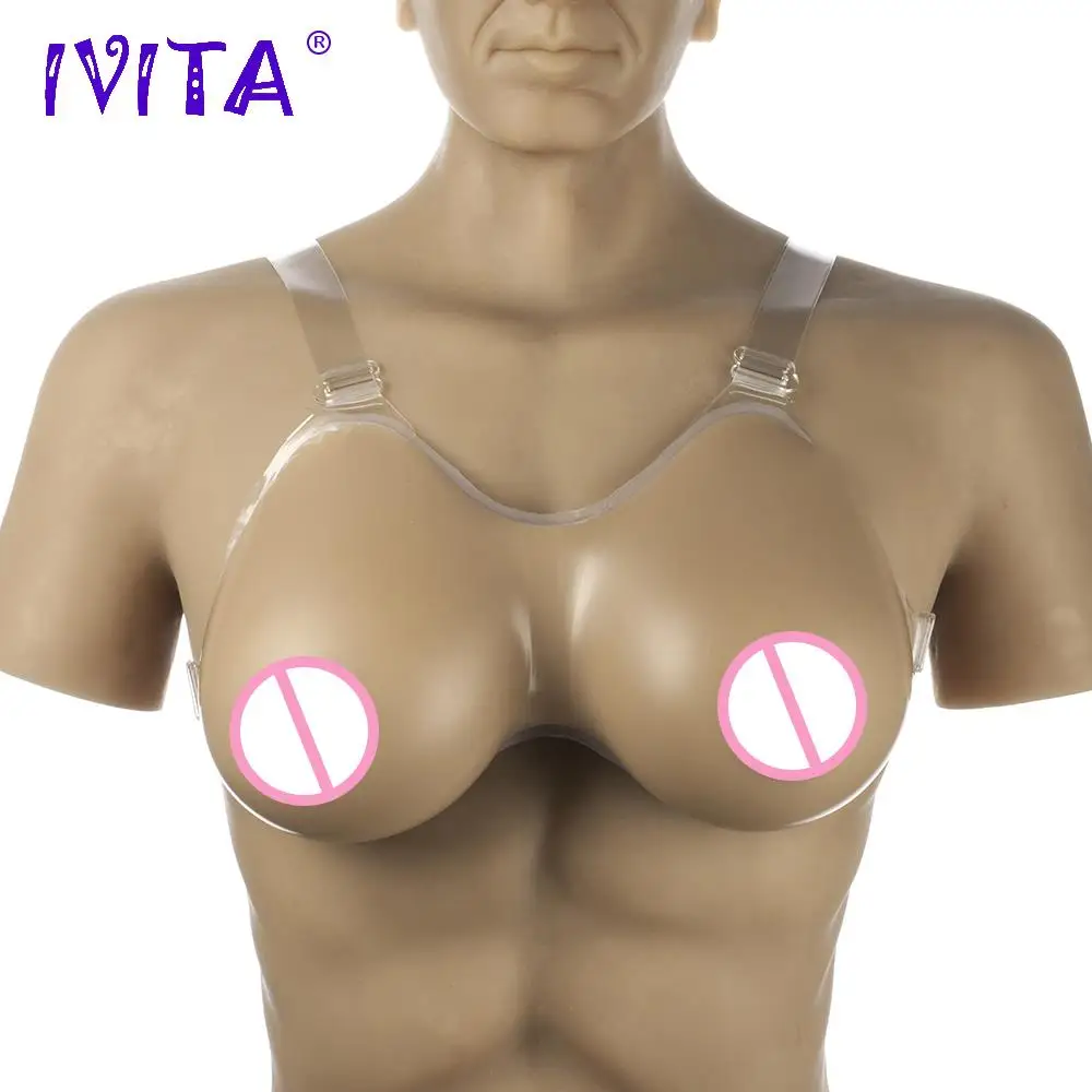 IVITA 2400g New Sutan Breast Forms Full Silicone With Shoulder Straps For Cosplay Drag Queen Transvestite Fake Boobs Enhancer
IVITA 2400g New Sutan Breast Forms Full Silicone With Shoulder Straps For Cosplay Drag Queen Transvestite Fake Boobs Enhancer