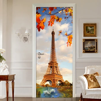 Beautiful Paris Tower Swan Lake Door Decoration Stickers PVC Waterproof Wall Decals Art Mural Bedroom Door Renovation Sticker 3D
Beautiful Paris Tower Swan Lake Door Decoration Stickers PVC Waterproof Wall Decals Art Mural Bedroom Door Renovation Sticker 3D