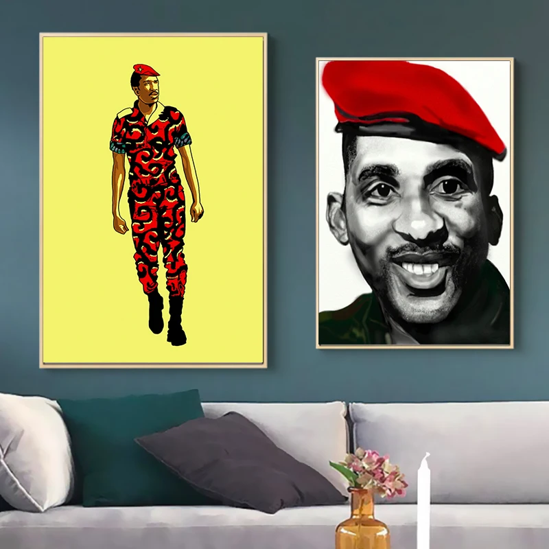 Marxist Revolutionary Leader Thomas Sankara Canvas Painting Vintage Pictures Kraft Posters Coated Wall Stickers Home Decor Gift
Marxist Revolutionary Leader Thomas Sankara Canvas Painting Vintage Pictures Kraft Posters Coated Wall Stickers Home Decor Gift