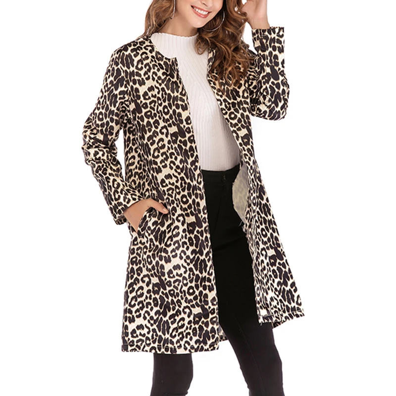 Winter Overcoat Thicken Warm Women Jacket Windbreaker Plus size Leopard Open Front Jacket
Winter Overcoat Thicken Warm Women Jacket Windbreaker Plus size Leopard Open Front Jacket