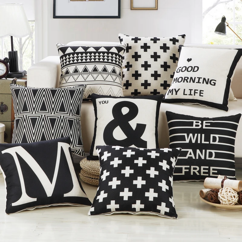 Simple series sofa large pillow case classic British style office home decoration cushion cover on the bed against the car 1pc
Simple series sofa large pillow case classic British style office home decoration cushion cover on the bed against the car 1pc
