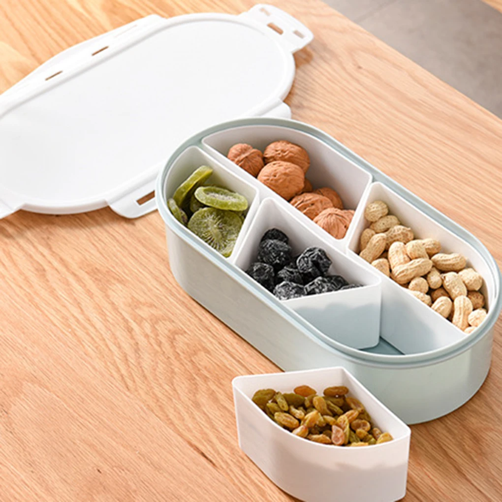Grid Melon Seeds Nut Bowl Plate Dishes Candy Snack Storage Box Container Dry Fruit Holder with Lid
Grid Melon Seeds Nut Bowl Plate Dishes Candy Snack Storage Box Container Dry Fruit Holder with Lid