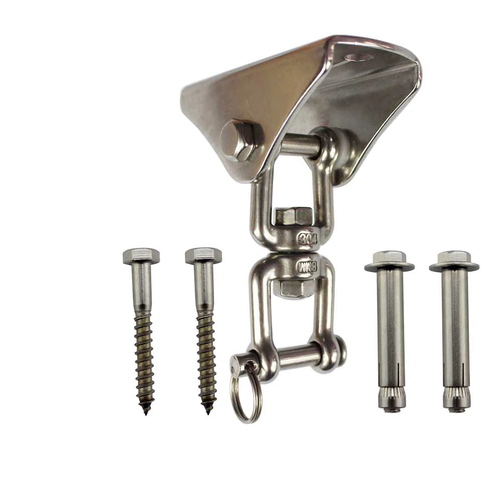 Swing Hanger for Wooden Concrete Swing Set Heavy Duty 1000 lb Capacity Antirust Stainless Steel Suspension Ceiling Hooks
Swing Hanger for Wooden Concrete Swing Set Heavy Duty 1000 lb Capacity Antirust Stainless Steel Suspension Ceiling Hooks