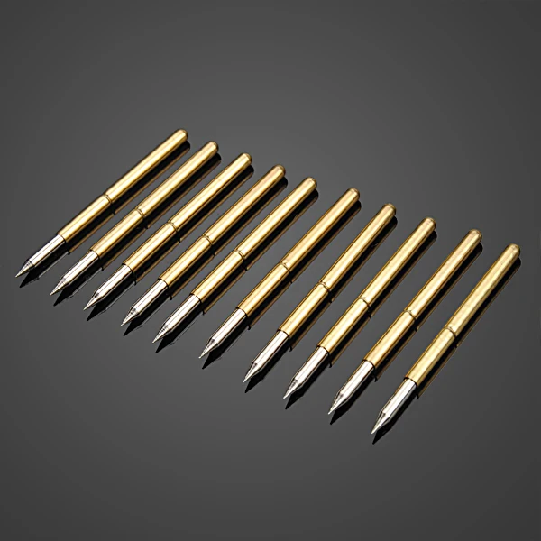 10pcs Ultra Pointed Multimeter Probe PCB Test Needle Multimeter Accessory Golden New
10pcs Ultra Pointed Multimeter Probe PCB Test Needle Multimeter Accessory Golden New