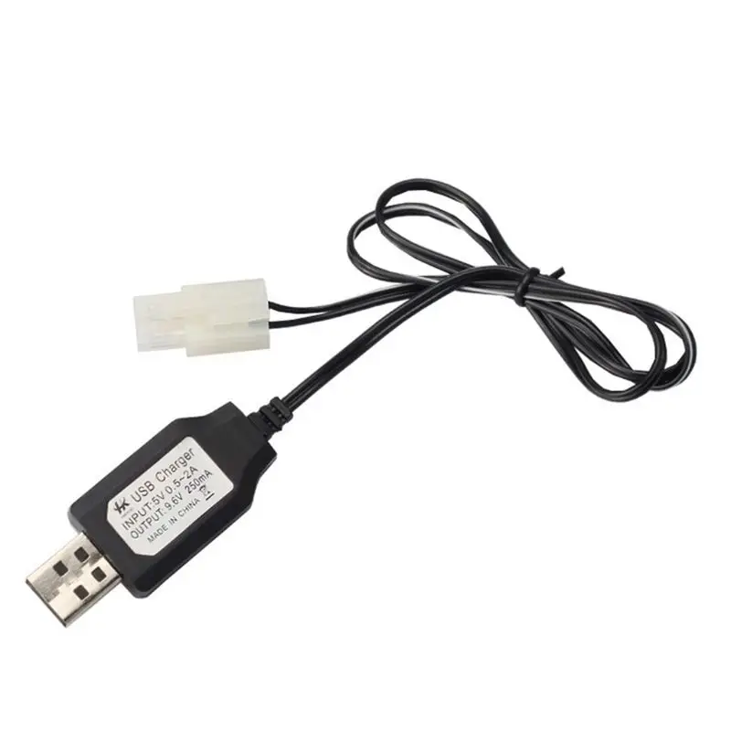 1PC Charging Cable Battery USB Charger Ni-Cd Ni-MH Batteries Pack KET-2P Plug Adapter 9.6V 250mA Output Toys Car
1PC Charging Cable Battery USB Charger Ni-Cd Ni-MH Batteries Pack KET-2P Plug Adapter 9.6V 250mA Output Toys Car