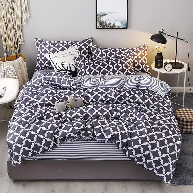 Home Textiles Bedding Set Bedclothes include Duvet Cover Bed Sheet Pillowcase Comforter Bedding Sets Bed Linen
Home Textiles Bedding Set Bedclothes include Duvet Cover Bed Sheet Pillowcase Comforter Bedding Sets Bed Linen