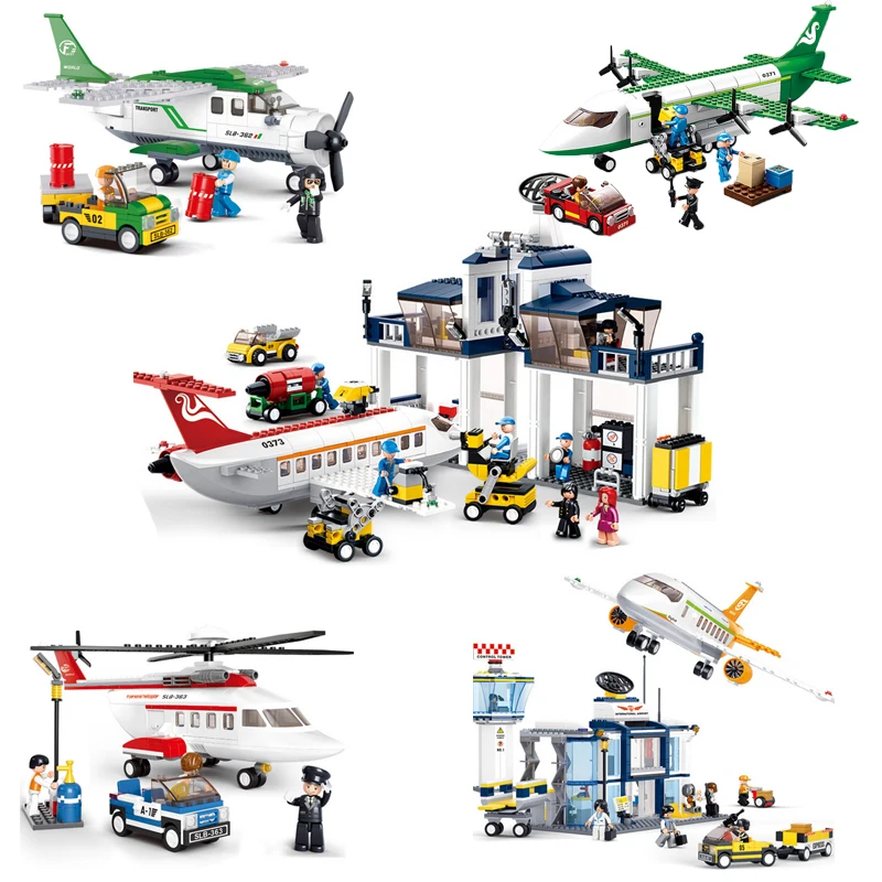 Compatible Legoing Plane Airport Avion Airplane Airfield Aeroplane Aircraft Air Freighter Private Helicopter Building Blocks
Compatible Legoing Plane Airport Avion Airplane Airfield Aeroplane Aircraft Air Freighter Private Helicopter Building Blocks