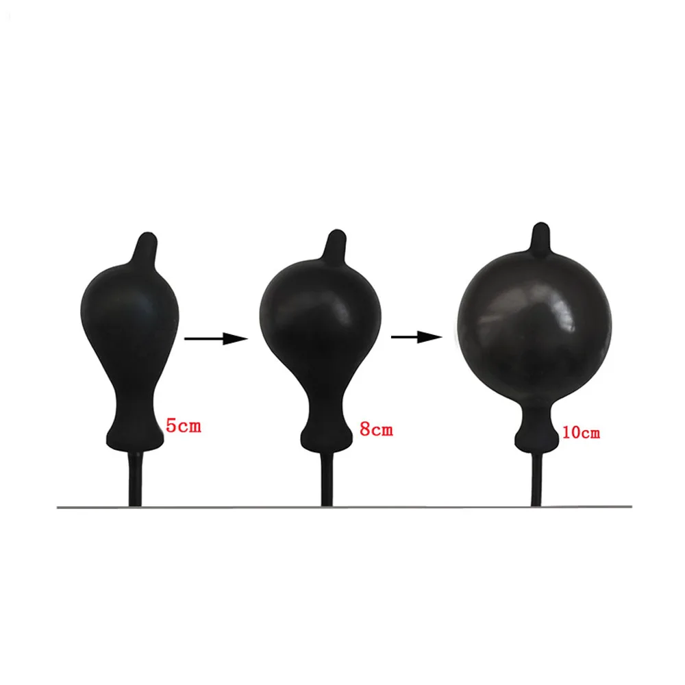 Expandable Inflate Anal Plug Dildo for Men Woman