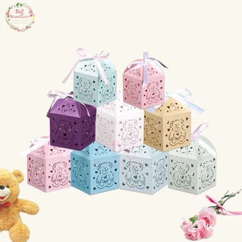 50pcs Laser Cut Cartoon Bear Candy Box Baby Shower Party Chocolate Box Birthday Party Decoration Kids Baby Shower Party Supplies
50pcs Laser Cut Cartoon Bear Candy Box Baby Shower Party Chocolate Box Birthday Party Decoration Kids Baby Shower Party Supplies