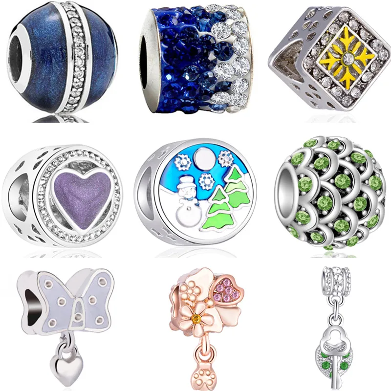 Enamel Crystal Snowflake Snake Leaf Hearts Minnie DIY Beads Fit Pandora Charms Bracelets Bangles for Women Summer Accessories
Enamel Crystal Snowflake Snake Leaf Hearts Minnie DIY Beads Fit Pandora Charms Bracelets Bangles for Women Summer Accessories