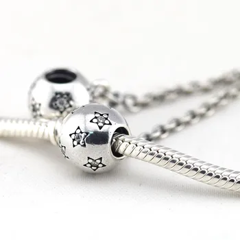 Fits Silver Charms Bracelet New 925 Sterling Silver Star Ball Safety Chain Charm DIY Making Jewelry For Women Bracelet
Fits Silver Charms Bracelet New 925 Sterling Silver Star Ball Safety Chain Charm DIY Making Jewelry For Women Bracelet