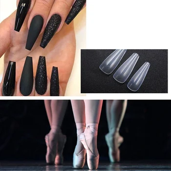 Medium Ballerina Nails 500pcs False Nail Tips Coffin Nails Clear Full Cover Ballet Acrylic Fake Nails
Medium Ballerina Nails 500pcs False Nail Tips Coffin Nails Clear Full Cover Ballet Acrylic Fake Nails