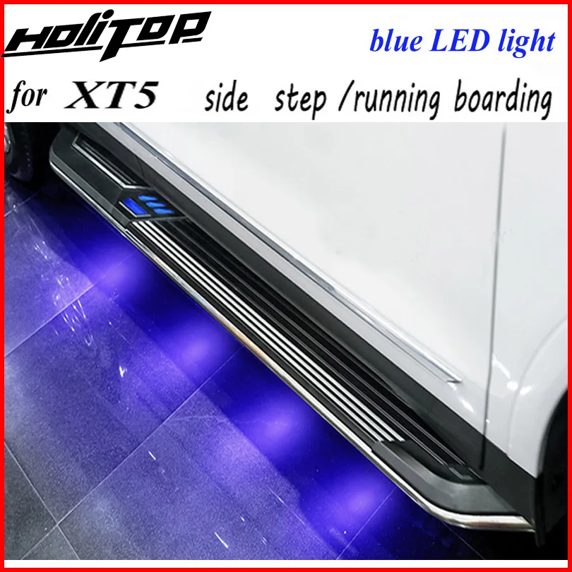 for Cadillac XT5 running board side step side bar,with blue LED light,hottest side step in Asia,ISO9001 quality,free shipping
for Cadillac XT5 running board side step side bar,with blue LED light,hottest side step in Asia,ISO9001 quality,free shipping