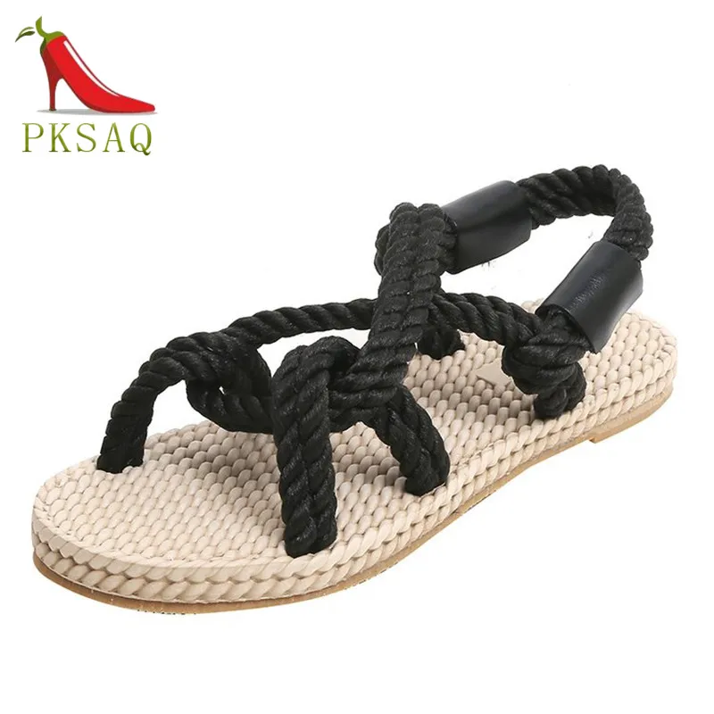 2019 Summer Outdoor Ladies Sandals Roman Wind Flat Thick Rope Combination Casual Sandals Woven Open Toe Women's Sandals Retro
2019 Summer Outdoor Ladies Sandals Roman Wind Flat Thick Rope Combination Casual Sandals Woven Open Toe Women's Sandals Retro