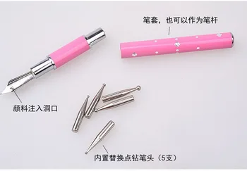 by DHL 200set Nail Art Painting Drawing Pen DIY Flower Line Drawing Pen Metallic Head Salon Dotting Tool With 5 Dotting Tips
by DHL 200set Nail Art Painting Drawing Pen DIY Flower Line Drawing Pen Metallic Head Salon Dotting Tool With 5 Dotting Tips