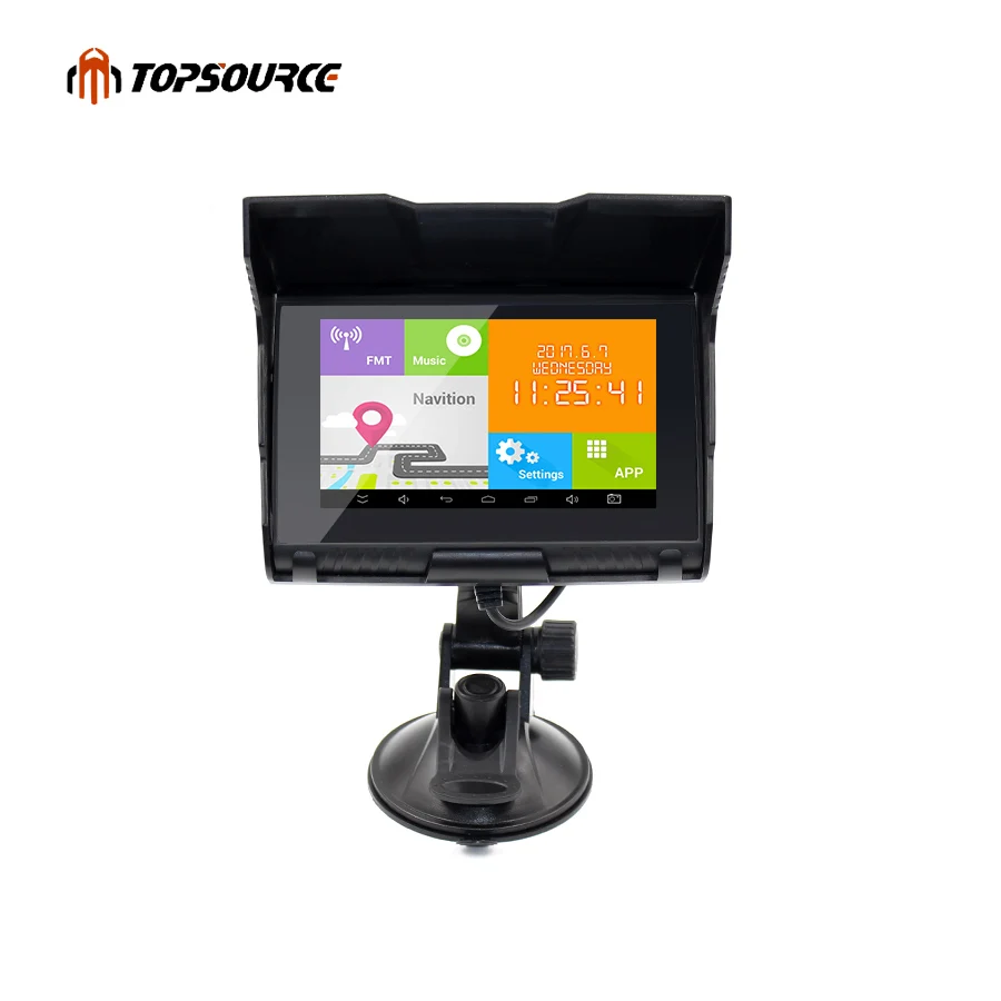 TOPSOURCE 2020 2 в 1 5 "IP67 из непромокаемой ткани мотоцикла gps навигации автомобиля