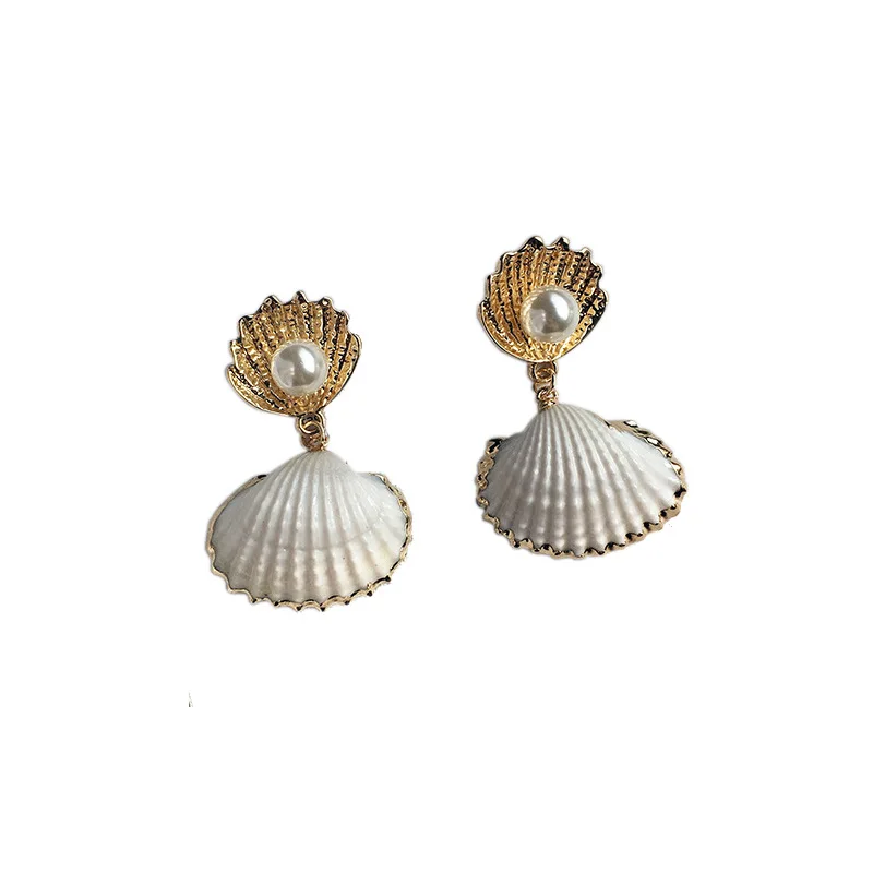 Handmade Elegant Shell Drop Earrings Romantic Simple Unique Ethnic Holiday Earrings For Women Fashion Jewelry Bijoux Femme
Handmade Elegant Shell Drop Earrings Romantic Simple Unique Ethnic Holiday Earrings For Women Fashion Jewelry Bijoux Femme