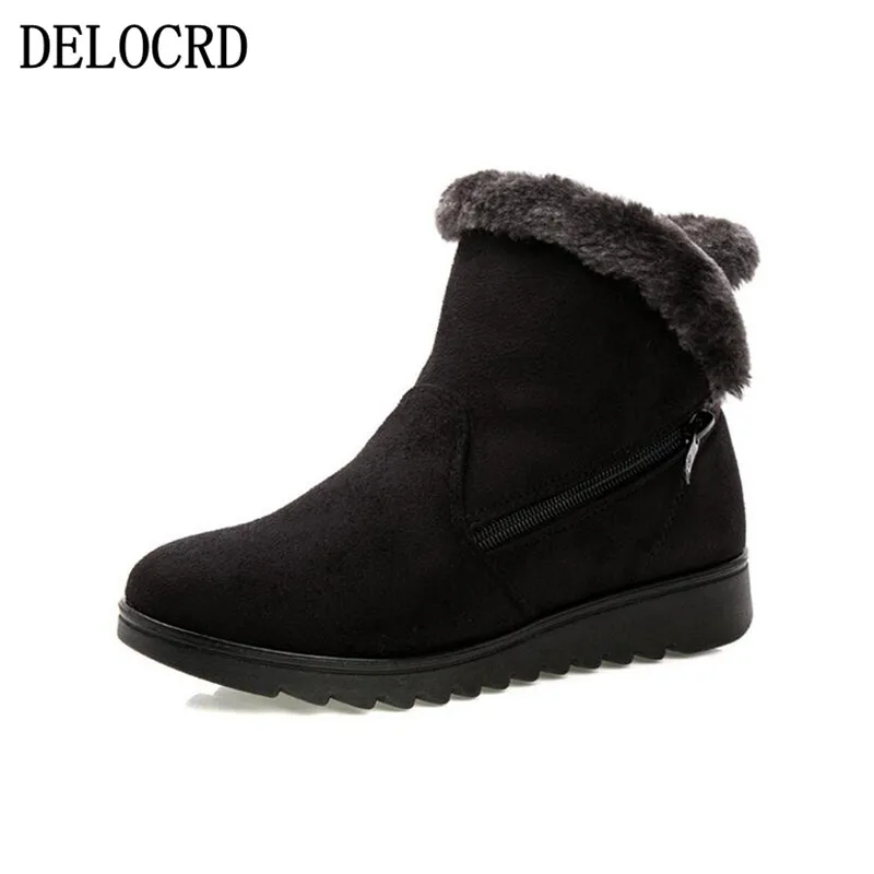 Women Zip Winter Snow Boots Ladies Warm Fur Suede Wedge Ankle Boot Female 2019 Fashion Casual Shoes Comfort Footwear Plus Size
Women Zip Winter Snow Boots Ladies Warm Fur Suede Wedge Ankle Boot Female 2019 Fashion Casual Shoes Comfort Footwear Plus Size