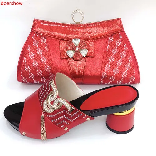 doershow New red color Italian Shoes With Matching Bags African Women Shoes and Bags Set For Prom Party Summer Sandal!SBJ1-6
doershow New red color Italian Shoes With Matching Bags African Women Shoes and Bags Set For Prom Party Summer Sandal!SBJ1-6