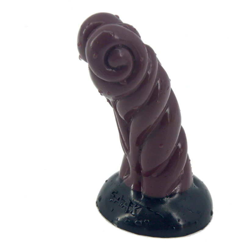 Silicone Manufacturing Anal Dildo Beautiful Body Suction Cup Deep Lines Bend Freely Erotic Toy For Women Insert Vagina Sexy