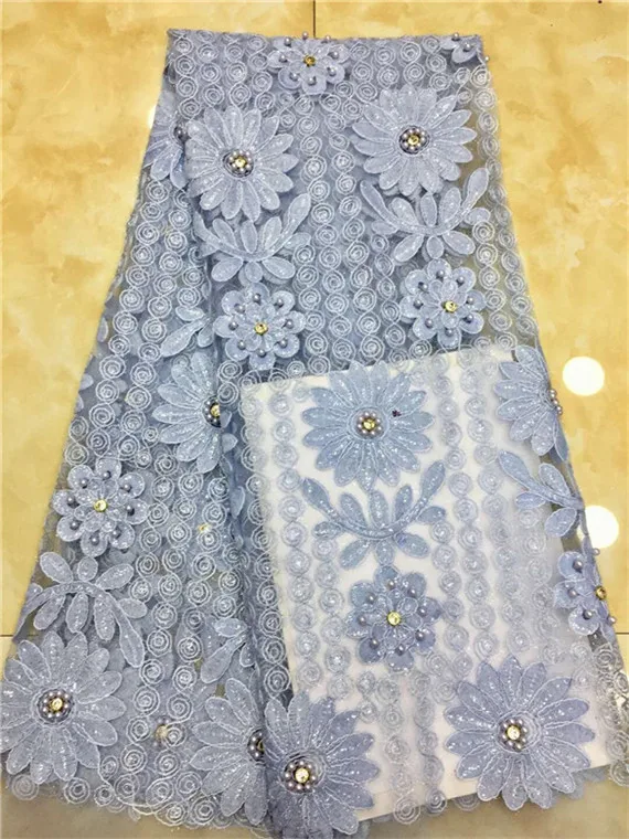 African Lace Fabric sky blue High Quality Lace beads sequins French Tulle Lace Fabric With Stones Party African Lace Material
African Lace Fabric sky blue High Quality Lace beads sequins French Tulle Lace Fabric With Stones Party African Lace Material