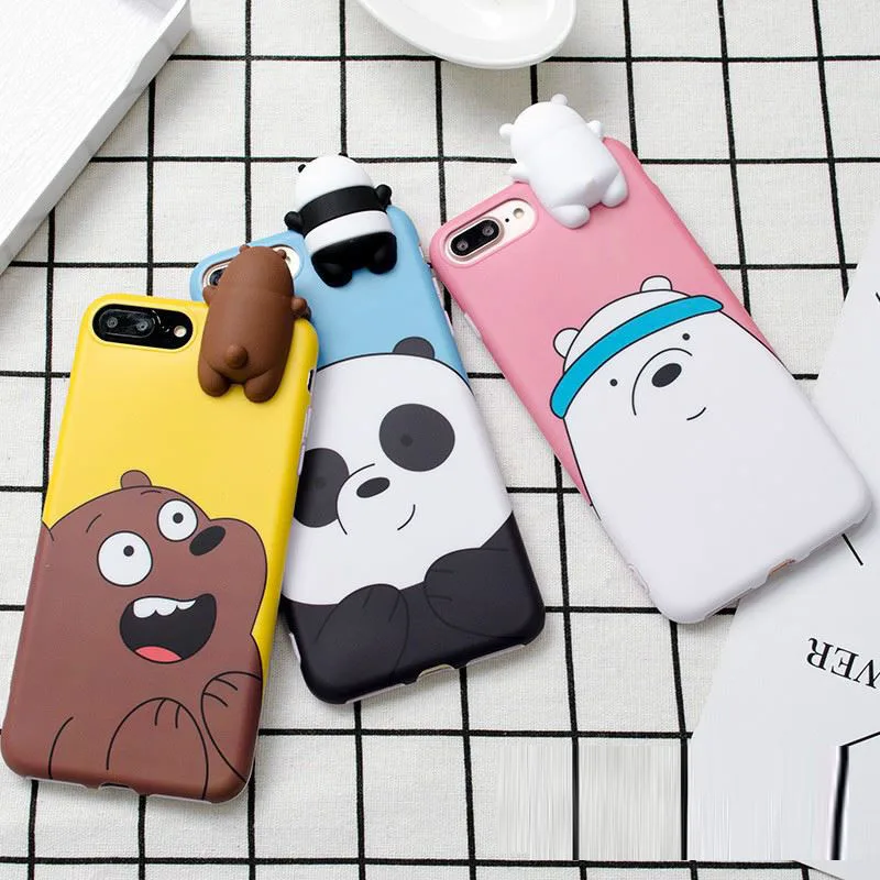 For Samsung S7 edge S8 S9 Note 9/8 Cute Cartoon We Bare Bears Silicone Phone Case for iPhone 6 7 8 Plus X XR XS Max Cover Coques
For Samsung S7 edge S8 S9 Note 9/8 Cute Cartoon We Bare Bears Silicone Phone Case for iPhone 6 7 8 Plus X XR XS Max Cover Coques