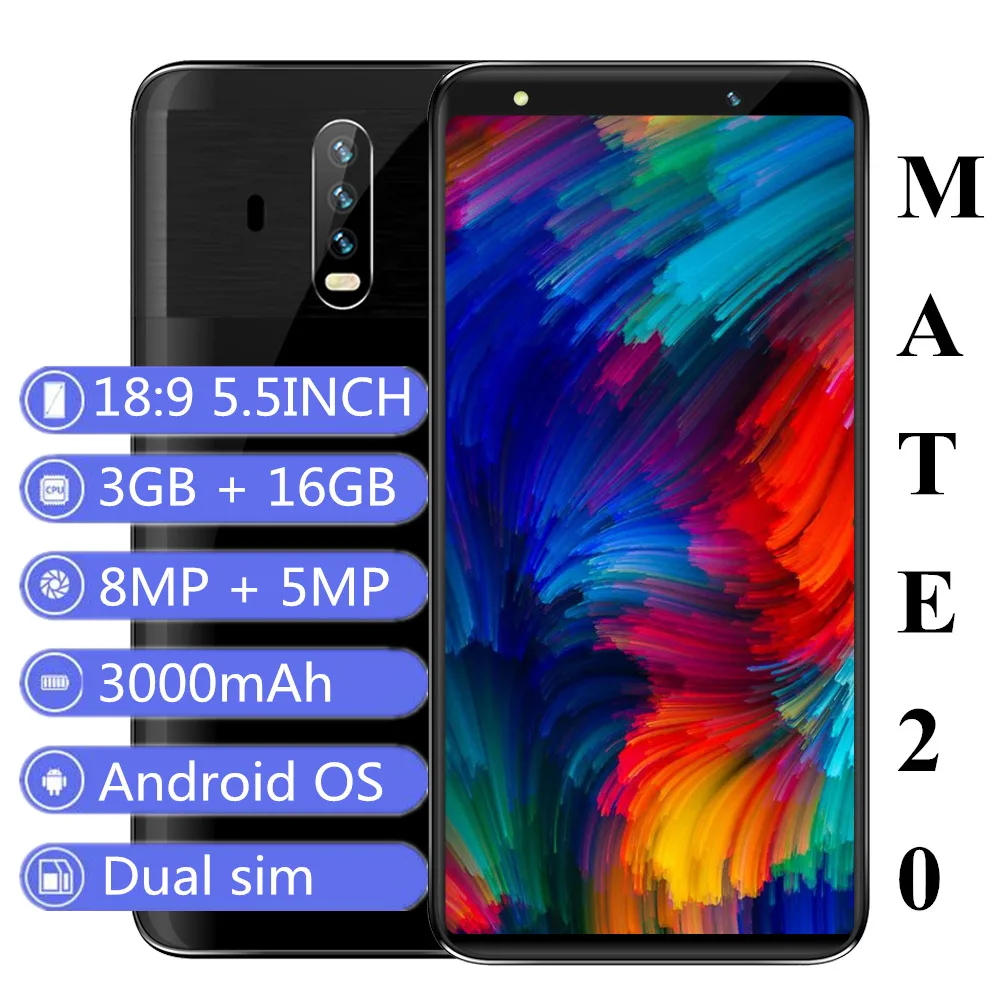 Mobile Phones Android 5.5 inch MTK Octa Core 3GB RAM 16GB ROM 1920x1080 13MP+5MP Smartphones 3000mAh
Mobile Phones Android 5.5 inch MTK Octa Core 3GB RAM 16GB ROM 1920x1080 13MP+5MP Smartphones 3000mAh