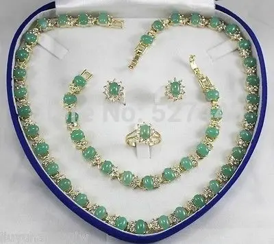 Hot sell Noble- FREE SHIPPING>>@> Wholesale JWEW6552 women's gift true really jade Earring Bracelet Necklace Ring Natural jewelr
Hot sell Noble- FREE SHIPPING>>@> Wholesale JWEW6552 women's gift true really jade Earring Bracelet Necklace Ring Natural jewelr