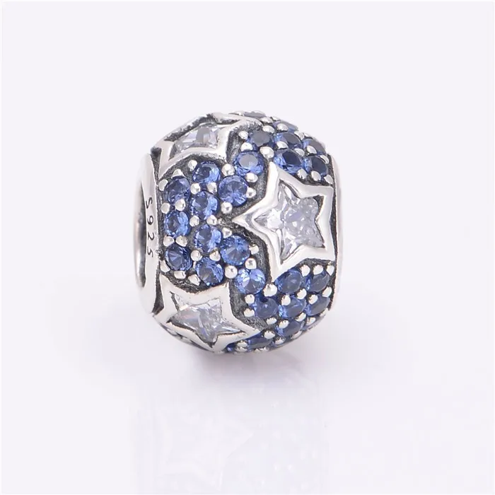 New Original 925 Sterling Silver Midnight Blue Pave Stars Charms Suitable for Pandora Style Charm Bracelets & Necklaces
New Original 925 Sterling Silver Midnight Blue Pave Stars Charms Suitable for Pandora Style Charm Bracelets & Necklaces
