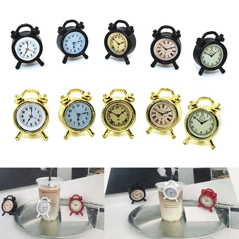 1:12 Miniature Alarm Clock Model Alloy Vintage Clocks Dollhouse Decoration Accessories YJS Dropship
1:12 Miniature Alarm Clock Model Alloy Vintage Clocks Dollhouse Decoration Accessories YJS Dropship