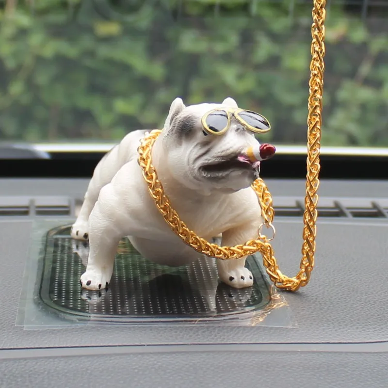 Bully Pitbull Simulated Car Dog Dolls Ornaments Pendant Automobiles Interior Decoration Ornaments Toys Gift Car Accessories
Bully Pitbull Simulated Car Dog Dolls Ornaments Pendant Automobiles Interior Decoration Ornaments Toys Gift Car Accessories