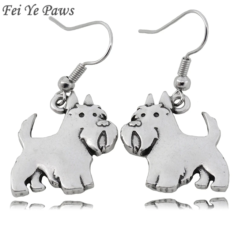 Fei Ye Paws Cute Scottish Terrier Dog Charms Drop Earrings Punk Animal Dangle Earrings Jewelry For Women Girls Pet Lover Jewelry
Fei Ye Paws Cute Scottish Terrier Dog Charms Drop Earrings Punk Animal Dangle Earrings Jewelry For Women Girls Pet Lover Jewelry