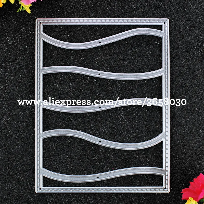 Wave Rectangle Metal Die cutting Dies For DIY Scrapbooking Photo Album Embossing Folder 8072637
Wave Rectangle Metal Die cutting Dies For DIY Scrapbooking Photo Album Embossing Folder 8072637