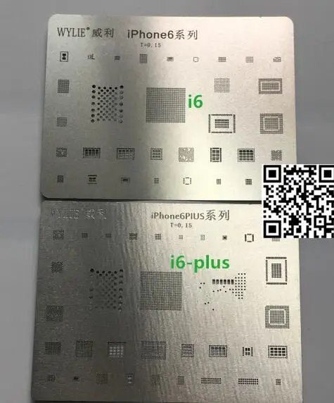 2pcs/lot BGA Reballing Stencil dedicate kit for iphone 6 6plus HHD memory flash A8 343S0694 BCM5976C WTR1625 MDM9625M 338S1202
2pcs/lot BGA Reballing Stencil dedicate kit for iphone 6 6plus HHD memory flash A8 343S0694 BCM5976C WTR1625 MDM9625M 338S1202