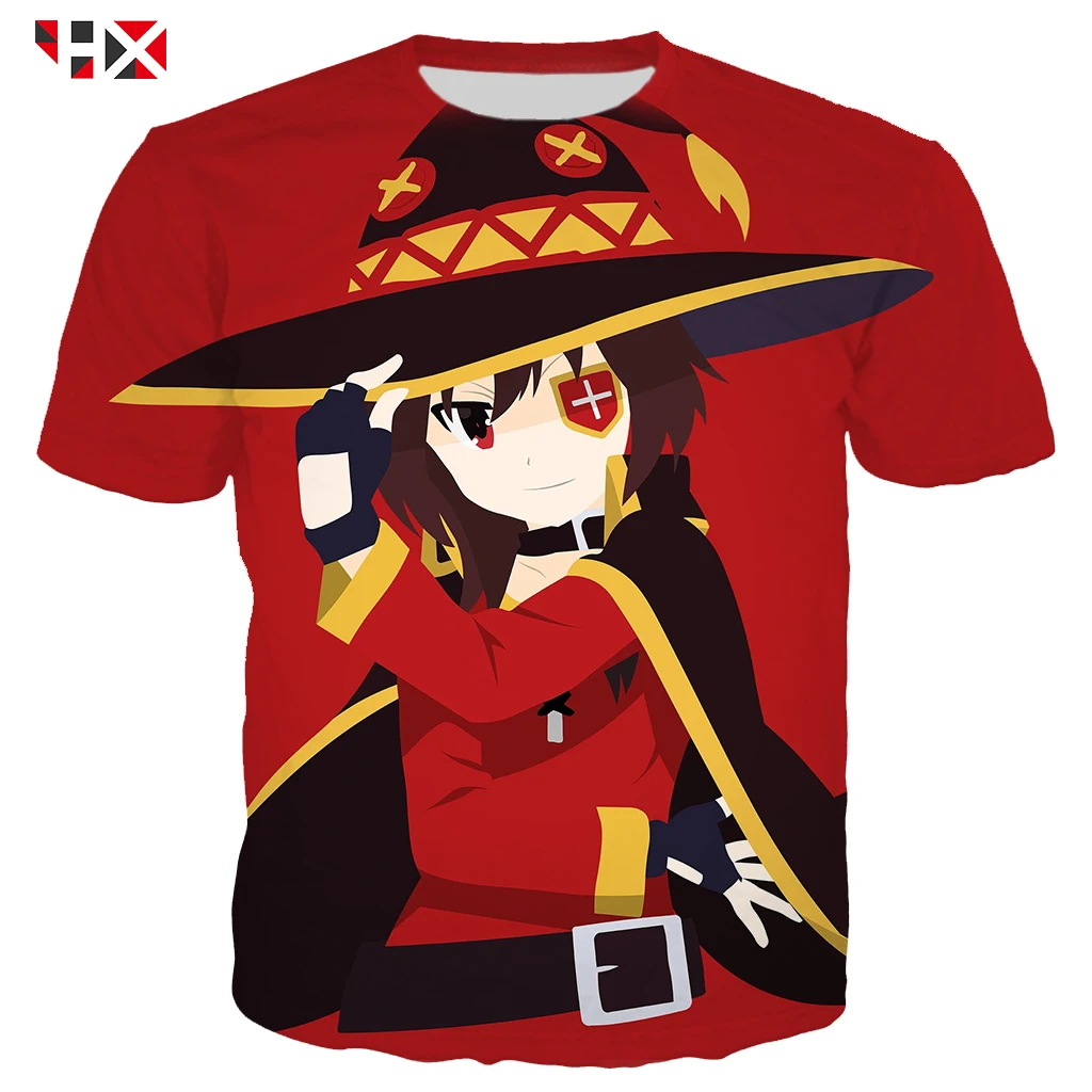 Newest 3D Print God's Blessing on This Wonderful World Men T Shirt Harajuku KonoSuba T Shirt Men/Women Streetwear Tops Z98
Newest 3D Print God's Blessing on This Wonderful World Men T Shirt Harajuku KonoSuba T Shirt Men/Women Streetwear Tops Z98