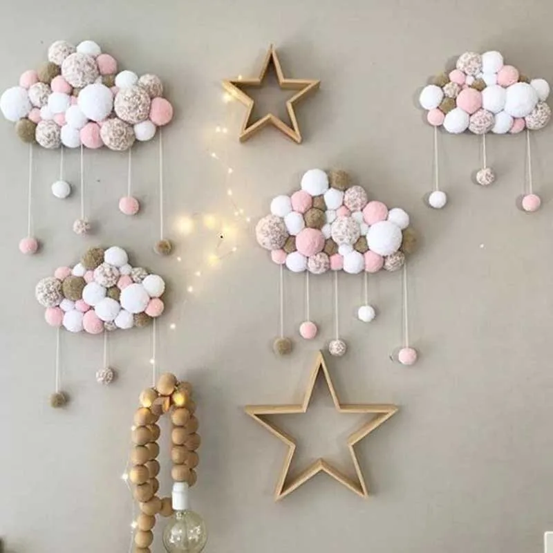 Nordic Style Soft Cotton Balls Hanging Decorations Exquisite Children Girls Room Hand Knitting Multi-Color Ornaments Home Decor
Nordic Style Soft Cotton Balls Hanging Decorations Exquisite Children Girls Room Hand Knitting Multi-Color Ornaments Home Decor