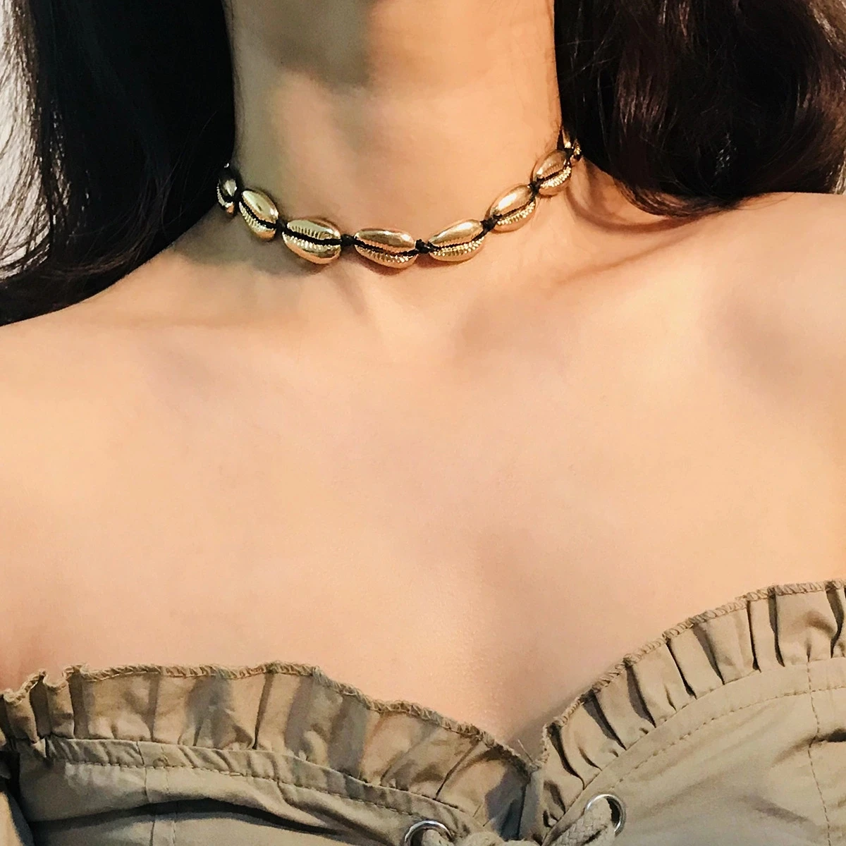 boho Hawaiian Sea Shell Necklace Choker Jewelry Bohemian Beach Tassel Necklace Shell Gold Chain For Women Collar Chocker 2018
boho Hawaiian Sea Shell Necklace Choker Jewelry Bohemian Beach Tassel Necklace Shell Gold Chain For Women Collar Chocker 2018