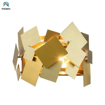Post Modern Brush Gold Rotatable Metal Sheet Led Wall Lamp Splited Metal E14 Lustre Luminarias Wall Light Lamparas Fixtures
Post Modern Brush Gold Rotatable Metal Sheet Led Wall Lamp Splited Metal E14 Lustre Luminarias Wall Light Lamparas Fixtures