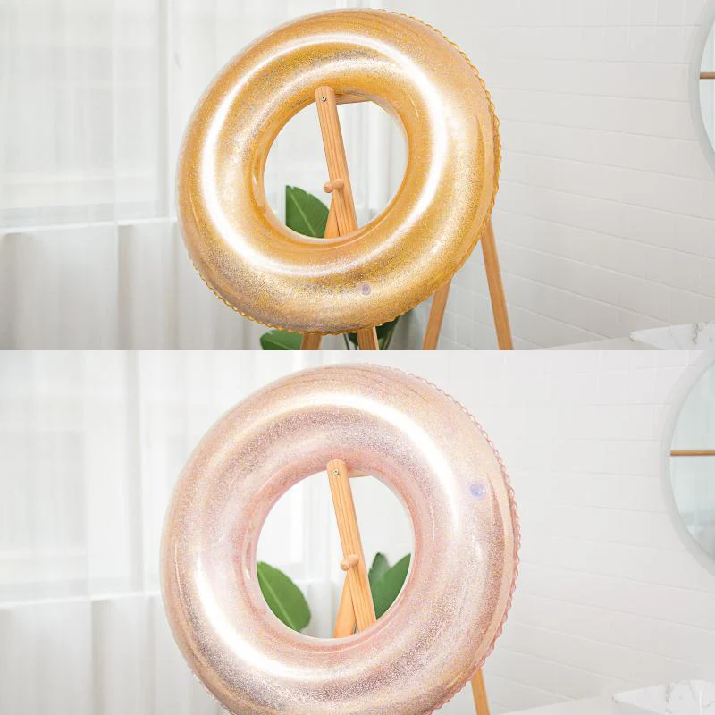 New Inflatable Swimming Ring Thicken Transparent Glitter Float Water Toy Raft for Beach Parties XD88
New Inflatable Swimming Ring Thicken Transparent Glitter Float Water Toy Raft for Beach Parties XD88