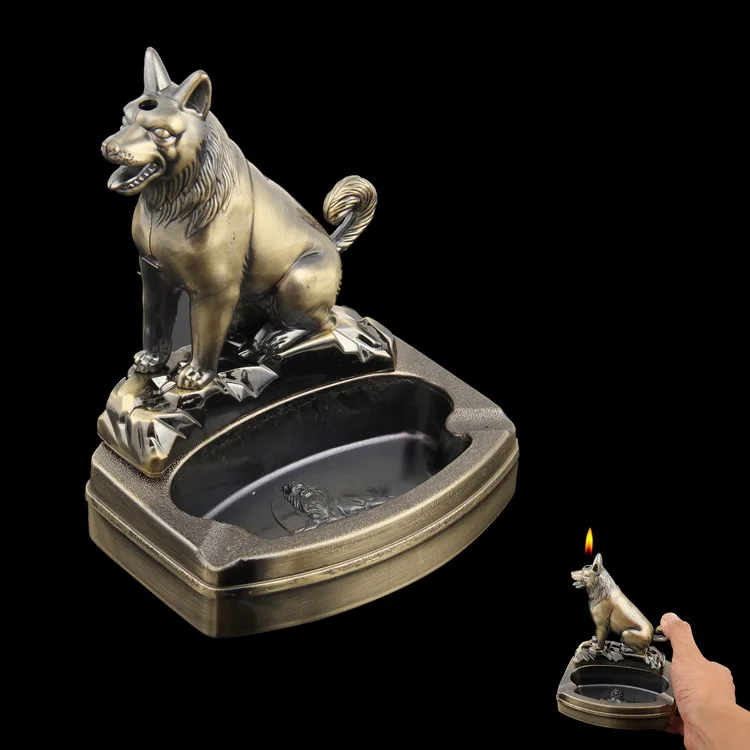 Creative Personality Wolf Shape Metal Ashtray Lighter Tobacco Tray Holiday Gifts Christmas Gifts Craft Gifts Decorations
Creative Personality Wolf Shape Metal Ashtray Lighter Tobacco Tray Holiday Gifts Christmas Gifts Craft Gifts Decorations