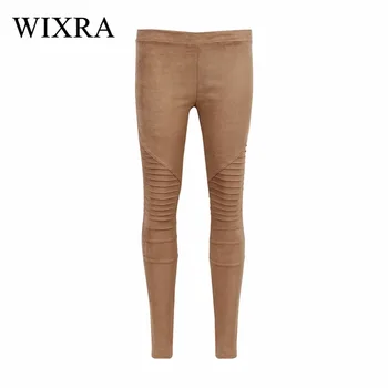 WIXRA Basic Jeans Slim Suede Denim Ribbed Pants Fashion Skin Faux Leather Leggings Charming Skinny Pleated Trousers For Female
WIXRA Basic Jeans Slim Suede Denim Ribbed Pants Fashion Skin Faux Leather Leggings Charming Skinny Pleated Trousers For Female