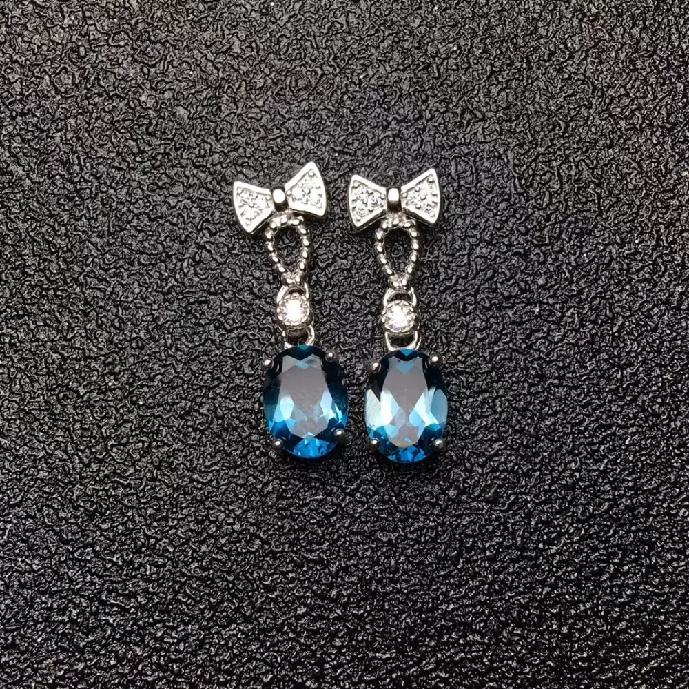 Fashion Elegant Lovely bowknot natural blue topaz drop earrings Natural gemstone earrings 925 silver girl party earrings jewelry
Fashion Elegant Lovely bowknot natural blue topaz drop earrings Natural gemstone earrings 925 silver girl party earrings jewelry