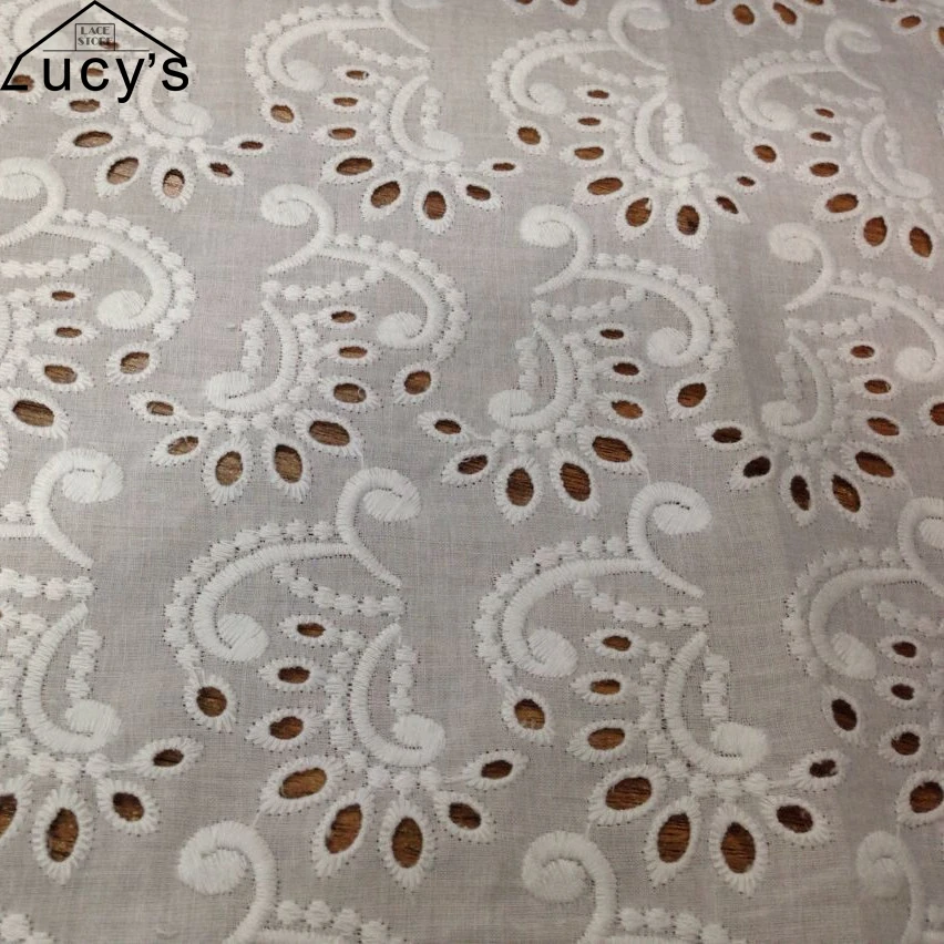 5 Yards/lot High quality Ivory cotton lace fabric embroidery cotton material for women blusa making
5 Yards/lot High quality Ivory cotton lace fabric embroidery cotton material for women blusa making